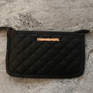 —SOLD— Black Quileted Wristlet